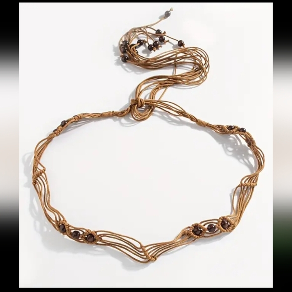 🌞Brown Belt Beaded Boho - Picture 5 of 5